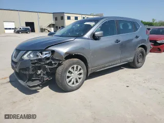 2018 Nissan Rogue SV with VIN KNMAT2MV7JP566291, listed as a Copart auction lot 52120905 with 131,437 mi miles and Salvage Title. Bid and sale history available at carsss.com. Image 1.