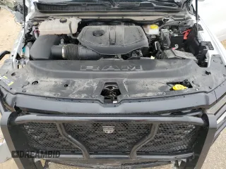 2025 Ram 1500 with VIN 1C6SRFNP3SN608731, listed as a Copart auction lot 42636735 with 7,736 mi miles and Salvage title. Bid and sale history available at DreamBid. Image 11.