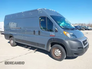 2021 Ram ProMaster Cargo with VIN 3C6FRVJG4ME500966, listed as a IAAI auction lot 38705972 with Not Provided miles and . Bid and sale history available at carsss.com. Image 1.