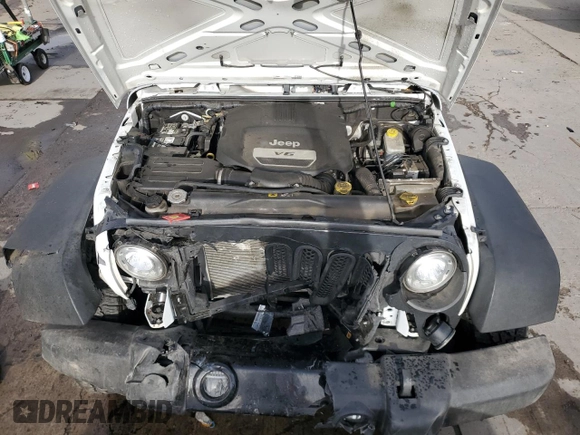 2018 Jeep Wrangler Sport S with VIN 1C4AJWAG1JL884708, listed as a Copart auction lot 82643804 with 80,002 mi miles and Salvage title. Bid and sale history available at DreamBid. Image 12.