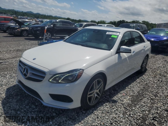 2016 Mercedes-Benz E-Class E 400 with VIN WDDHF6HB4GB182560, listed as a Copart auction lot 54133114 with 67,926 mi miles and Salvage Title. Bid and sale history available at carsss.com. Image 1.