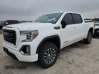 2021 GMC Sierra 1500 AT4 with VIN 3GTP9EED9MG364755, listed as a Copart auction lot 45668645 with 0 mi miles and Clean Title. Bid and sale history available at carsss.com. Image 1.