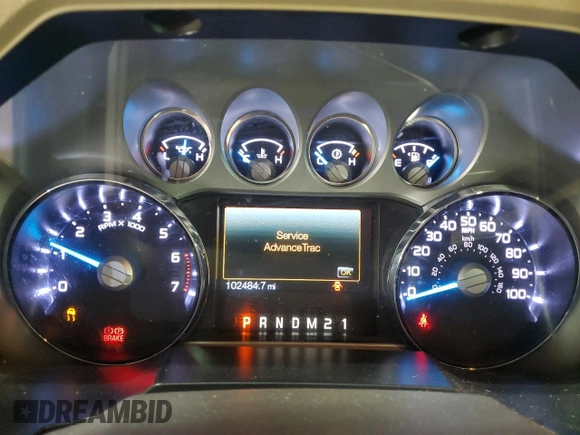 2013 Ford F-350 XL with VIN 1FT8X3B6XDEB21872, listed as a Copart auction lot 53127805 with 102,484 mi miles and Salvage title. Bid and sale history available at DreamBid. Image 9.