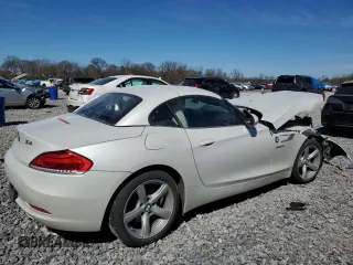 2016 BMW Z4 sDrive28i with VIN WBALL5C52G5A20479, listed as a Copart auction lot 45587215 with 0 mi miles and Salvage Title. Bid and sale history available at carsss.com. Image 3.