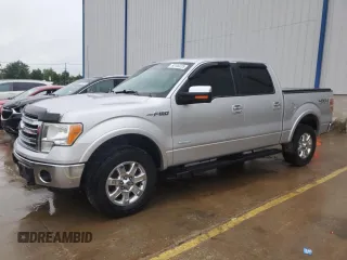 2013 Ford F-150 XL with VIN 1FTFW1ET7DKG21120, listed as a Copart auction lot 60106235 with 123,446 mi miles and Salvage title. Bid and sale history available at DreamBid. Image 1.