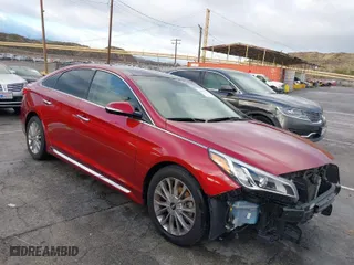 2015 Hyundai Sonata 2.4L Sport with VIN 5NPE34AF6FH035905, listed as a IAAI auction lot 41579725 with 61,403 mi miles. Bid and sale history available at carsss.com. Image 1.