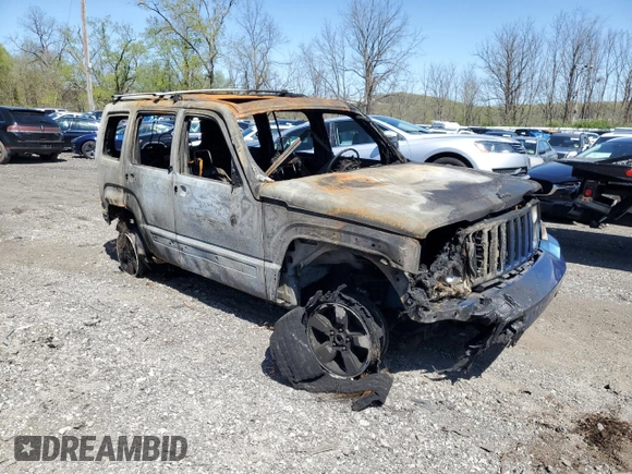 2010 Jeep Liberty Sport with VIN 1J4PN2GK1AW110261, listed as a Copart auction lot 54879855 with Not Provided miles and Salvage Title. Bid and sale history available at DreamBid. Image 4.