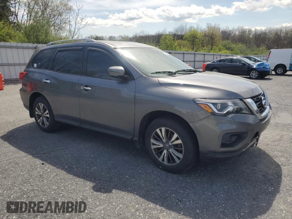 2017 Nissan Pathfinder SL with VIN 5N1DR2MM5HC614967, listed as a Copart auction lot 53985725 with 0 mi miles and Clean Title. Bid and sale history available at carsss.com. Image 4.