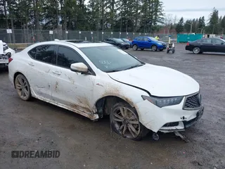 2019 Acura TLX w/A-Spec Pkg z VIN 19UUB2F66KA003812, wystawiony jako IAAI lot #41778773 z przebiegiem 81 053 mil mil oraz . Historia ofert i sprzedaży dostępna na DreamBid. Obrazek 1.