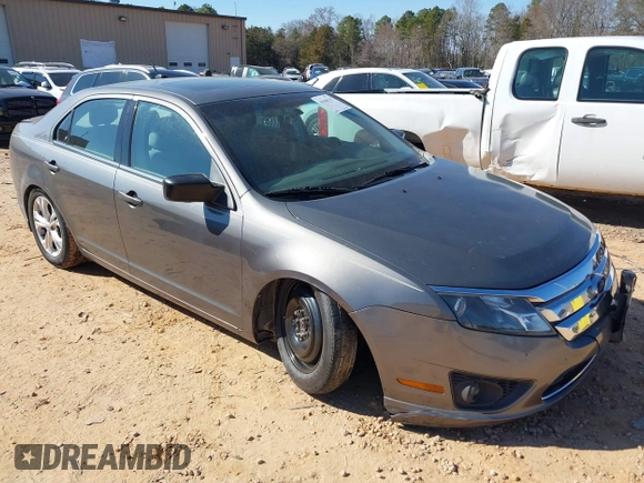 2012 Ford Fusion SE with VIN 3FAHP0HA3CR154708, listed as a IAAI auction lot 41664747 with 179,837 mi miles. Bid and sale history available at carsss.com. Image 1.