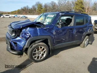 2020 Jeep Renegade Latitude with VIN ZACNJBBB5LPL73219, listed as a Copart auction lot 48596735 with 36,857 mi miles and Salvage Title. Bid and sale history available at carsss.com. Image 1.