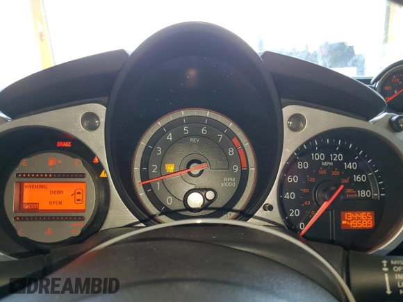 2012 Nissan 370Z Touring with VIN JN1AZ4EH9CM564312, listed as a Copart auction lot 52127525 with 134,465 mi miles and Salvage Title. Bid and sale history available at carsss.com. Image 9.