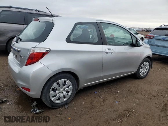 2014 Toyota Yaris L with VIN VNKJTUD36EA006305, listed as a Copart auction lot 47924665 with 98,791 mi miles and Salvage Title. Bid and sale history available at carsss.com. Image 3.