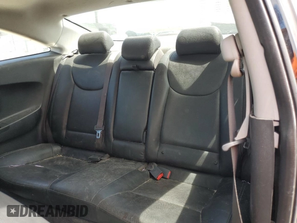 2013 Hyundai Elantra Coupe GS PZEV with VIN KMHDH6AE6DU014924, listed as a Copart auction lot 63874694 with 0 mi miles and Salvage Title. Bid and sale history available at carsss.com. Image 10.