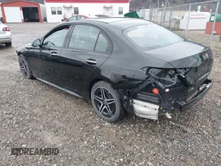 2025 Mercedes-Benz C 300 with VIN W1KAF4HB7SR244183, listed as a IAAI auction lot 41663163 with 1,291 mi miles and . Bid and sale history available at DreamBid. Image 3.