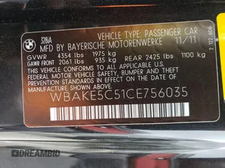 2012 BMW 3 Series 328i with VIN WBAKE5C51CE756035, listed as a Copart auction lot 44939354 with 78,527 mi miles and Salvage Title. Bid and sale history available at carsss.com. Image 13.