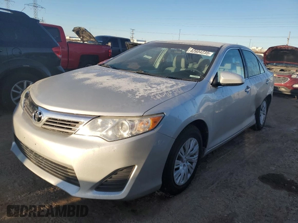 2012 Toyota Camry L with VIN 4T1BF1FKXCU625181, listed as a Copart auction lot 42604235 with 92,436 mi miles and Salvage Title. Bid and sale history available at DreamBid. Image 1.