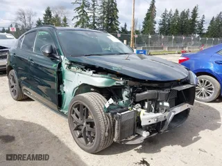 2020 Alfa Romeo Stelvio Ti with VIN ZASPAKBNXL7C75314, listed as a IAAI auction lot 41742922 with 34,620 mi miles. Bid and sale history available at carsss.com. Image 1.