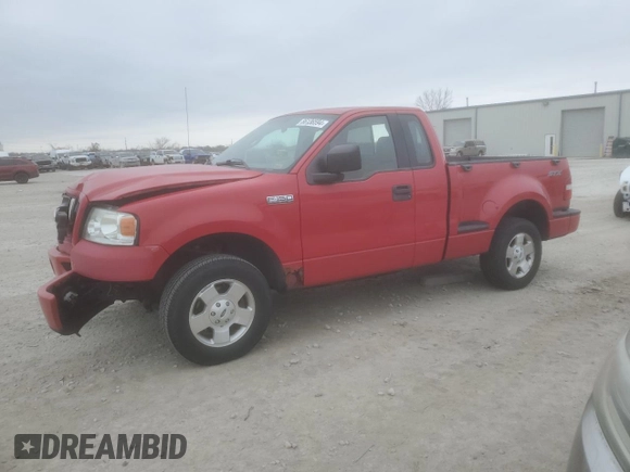2006 Ford F-150 STX with VIN 1FTRF02W06KB73506, listed as a Copart auction lot 86136594 with 0 mi miles and Salvage Title. Bid and sale history available at carsss.com. Image 1.