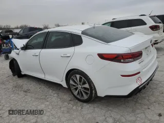 2019 Kia Optima S with VIN 5XXGT4L39KG280635, listed as a Copart auction lot 82178854 with 49,675 mi miles and Salvage Title. Bid and sale history available at carsss.com. Image 2.
