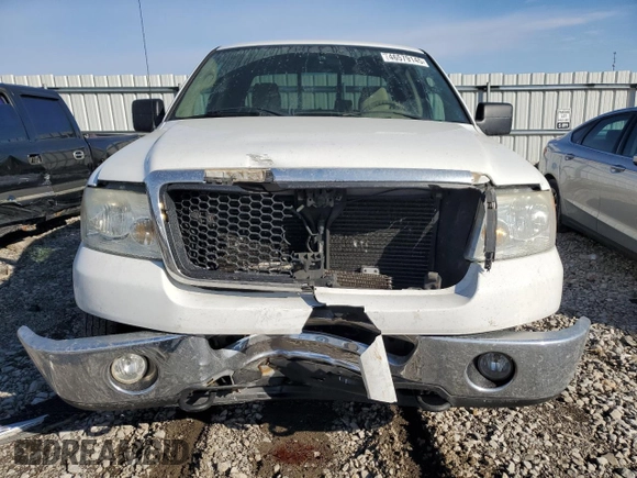 2007 Ford F-150 XLT with VIN 1FTPX14V77FB74287, listed as a Copart auction lot 46579145 with 110,256 mi miles and Salvage Title. Bid and sale history available at carsss.com. Image 5.