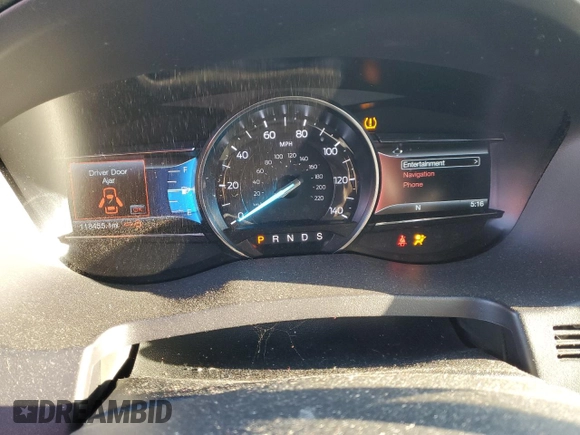 2017 Ford Explorer XLT with VIN 1FM5K7D86HGC65626, listed as a Copart auction lot 46083775 with 118,455 mi miles and Salvage Title. Bid and sale history available at carsss.com. Image 9.