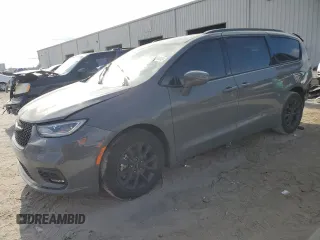 2021 Chrysler Pacifica Touring L with VIN 2C4RC1BG9MR607542, listed as a Copart auction lot 51305855 with 49,642 mi miles and Salvage Title. Bid and sale history available at DreamBid. Image 1.