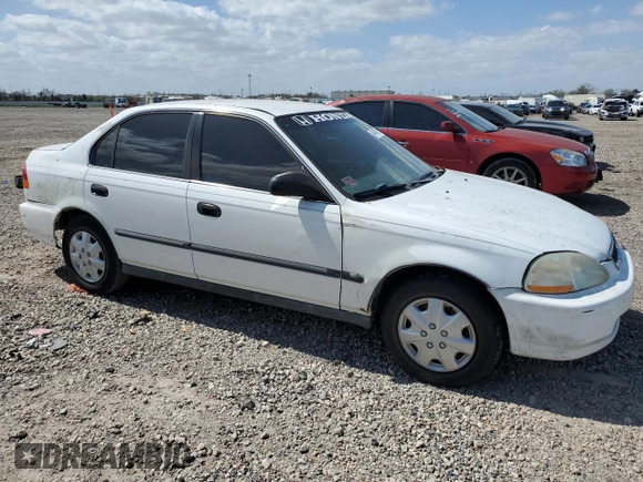1997 Honda Civic LX with VIN 1HGEJ6672VL028626, listed as a Copart auction lot 44338115 with 120,199 mi miles and Salvage Title. Bid and sale history available at carsss.com. Image 4.