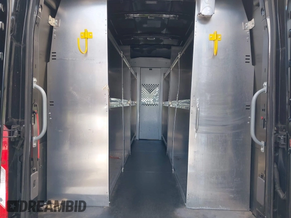 2020 Ford Transit Cargo with VIN 1FTBR3XG9LKB75293, listed as a IAAI auction lot 41657375 with 104,280 mi miles and . Bid and sale history available at DreamBid. Image 8.