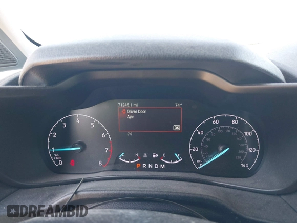 2019 Ford Transit Connect XLT with VIN NM0GE9F25K1391220, listed as a IAAI auction lot 42766978 with 71,245 mi miles and . Bid and sale history available at DreamBid. Image 7.