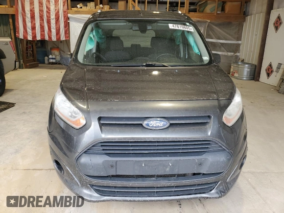 2017 Ford Transit Connect XLT z VIN NM0GE9F7XH1328165, wystawiony jako Copart lot #47819805 z przebiegiem 135 452 mil mil oraz Szkoda całkowita • Salvage title. Historia ofert i sprzedaży dostępna na DreamBid. Obrazek 5.
