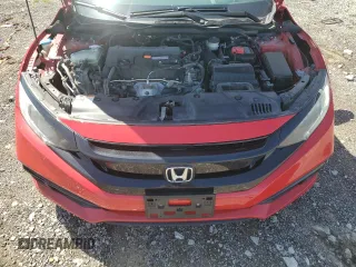 2019 Honda Civic Sedan Sport with VIN 2HGFC2F80KH604206, listed as a Copart auction lot 51658615 with 75,195 mi miles and Salvage Title. Bid and sale history available at carsss.com. Image 12.