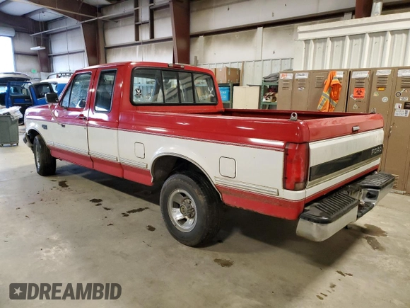 1995 Ford F-150 with VIN 1FTEX15N1SKA68827, listed as a Copart auction lot 88356145 with 0 mi miles and Salvage Title. Bid and sale history available at carsss.com. Image 2.