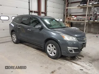 2013 Chevrolet Traverse LT with VIN 1GNKVJKD9DJ152592, listed as a IAAI auction lot 41143281 with 199,259 mi miles and . Bid and sale history available at DreamBid. Image 1.