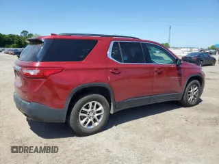 2019 Chevrolet Traverse LT Cloth with VIN 1GNERGKW8KJ299683, listed as a Copart auction lot 53115735 with 148,871 mi miles and Non repairable. Bid and sale history available at DreamBid. Image 3.