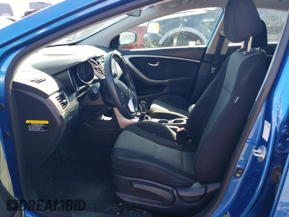 2017 Hyundai Elantra GT with VIN KMHD35LH3HU378241, listed as a Copart auction lot 65674034 with 76,878 mi miles and Salvage Title. Bid and sale history available at carsss.com. Image 7.