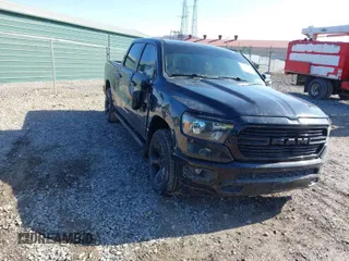 2019 Ram 1500 Big Horn/Lone Star with VIN 1C6RRFFG6KN881465, listed as a IAAI auction lot 41737348 with 80,110 mi miles. Bid and sale history available at carsss.com. Image 1.