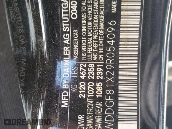 2009 Mercedes-Benz C 300 Sport z VIN WDDGF81X29R054096, wystawiony jako Copart lot #57433145 z przebiegiem 168 489 mil mil oraz Czysty tytuł • Clean title. Historia ofert i sprzedaży dostępna na DreamBid. Obrazek 12.