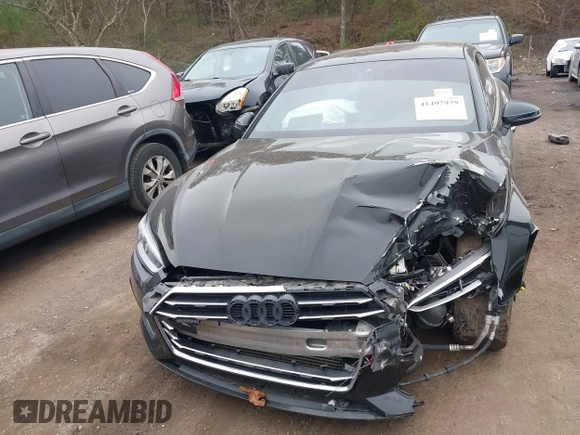 2019 Audi A5 Sportback Premium with VIN WAUANCF50KA054404, listed as a IAAI auction lot 41497979 with 90,736 mi miles. Bid and sale history available at carsss.com. Image 6.
