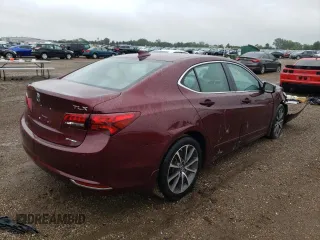 2016 Acura TLX V6 Advance with VIN 19UUB3F76GA000351, listed as a Copart auction lot 64806534 with 0 mi miles and Salvage Title. Bid and sale history available at carsss.com. Image 3.
