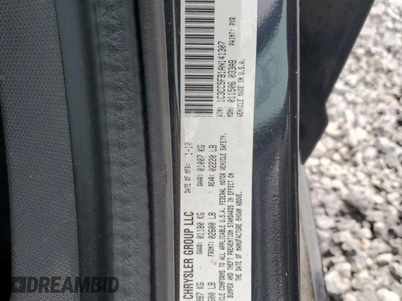 2010 Chrysler Sebring Limited with VIN 1C3CC5FB1AN141307, listed as a Copart auction lot 56379385 with 142,141 mi miles and Clean Title. Bid and sale history available at DreamBid. Image 13.
