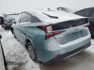 2022 Toyota Prius L Eco with VIN JTDKAMFU6N3187693, listed as a Copart auction lot 44617075 with 26,821 mi miles and Salvage Title. Bid and sale history available at DreamBid. Image 2.