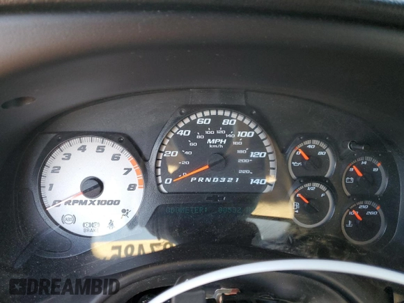 2006 Chevrolet TrailBlazer LT with VIN 1GNES13H262303681, listed as a Copart auction lot 87737485 with 88,532 mi miles and Salvage Title. Bid and sale history available at carsss.com. Image 9.