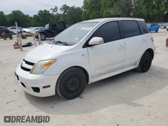 2006 Scion xA with VIN JTKKT624060157760, listed as a Copart auction lot 53782385 with 185,386 mi miles and Salvage Title. Bid and sale history available at carsss.com. Image 1.