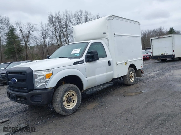 2015 Ford Super Duty F-250 SRW XL with VIN 1FDBF2B66FED21648, listed as a IAAI auction lot 41700328 with 370,599 mi miles. Bid and sale history available at carsss.com. Image 17.