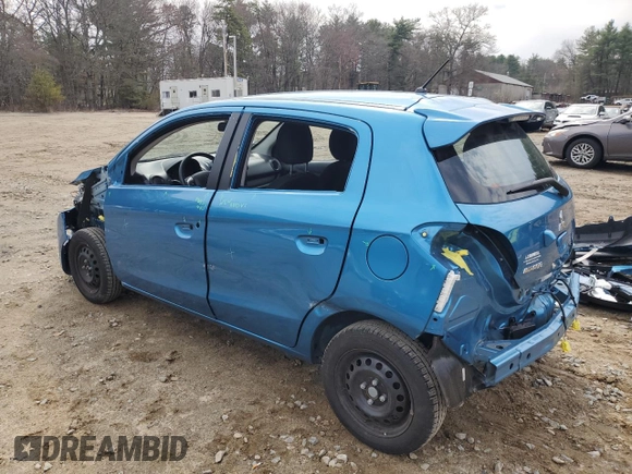 2024 Mitsubishi Mirage ES z VIN ML32AUHJ6RH000242, wystawiony jako Copart lot #52795295 z przebiegiem 8 978 mil mil oraz Szkoda całkowita • Salvage title. Historia ofert i sprzedaży dostępna na DreamBid. Obrazek 2.