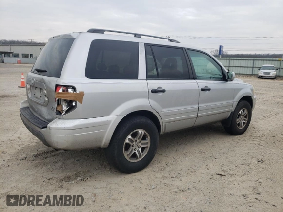 2003 Honda Pilot EX with VIN 2HKYF18583H529209, listed as a Copart auction lot 43279955 with 230,716 mi miles and Salvage Title. Bid and sale history available at DreamBid. Image 3.