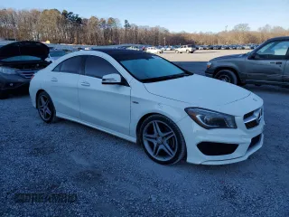 2015 Mercedes-Benz CLA 250 with VIN WDDSJ4EB5FN165731, listed as a Copart auction lot 38870284 with 100,739 mi miles and . Bid and sale history available at DreamBid. Image 4.