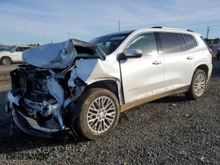 2024 GMC Acadia AWD Denali with VIN 1GKENRKS0RJ153029, listed as a Copart auction lot 89339595 with 5,266 mi miles and Salvage Title. Bid and sale history available at carsss.com. Image 1.
