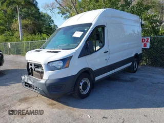 2020 Ford Transit Cargo with VIN 1FTBW1X82LKB49009, listed as a IAAI auction lot 41527513 with 52,802 mi miles and . Bid and sale history available at DreamBid. Image 18.